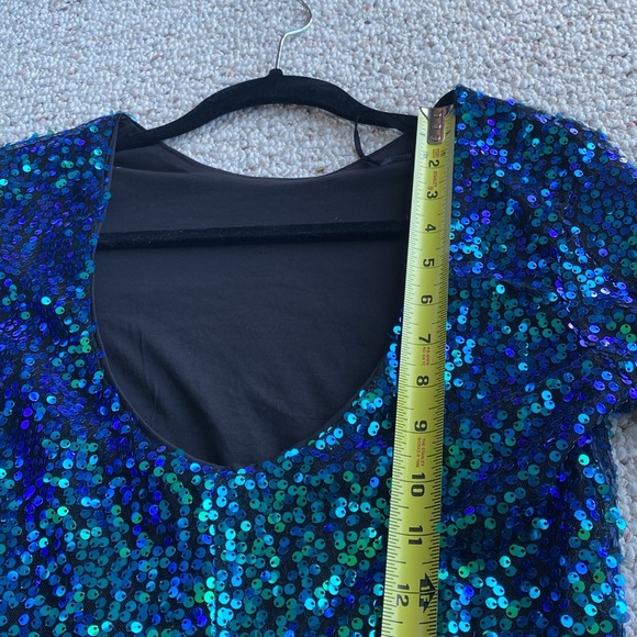 Low Back Bodycon Sequin Dress H&M small bling Taylor swift beyonce bling - Picture 14 of 14